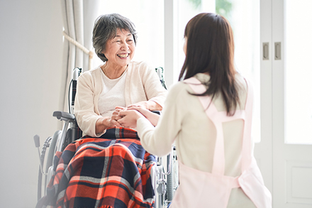 介護現場・介護の身体拭き